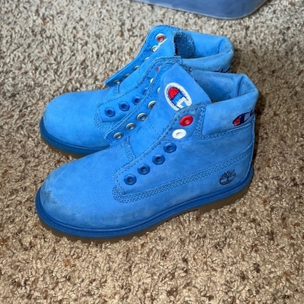 Champion x Timberland Boots Toddler Boys size 11